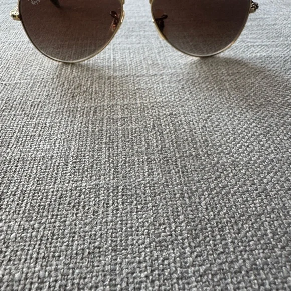 Ray-Ban Gold Frame Sunglasses
